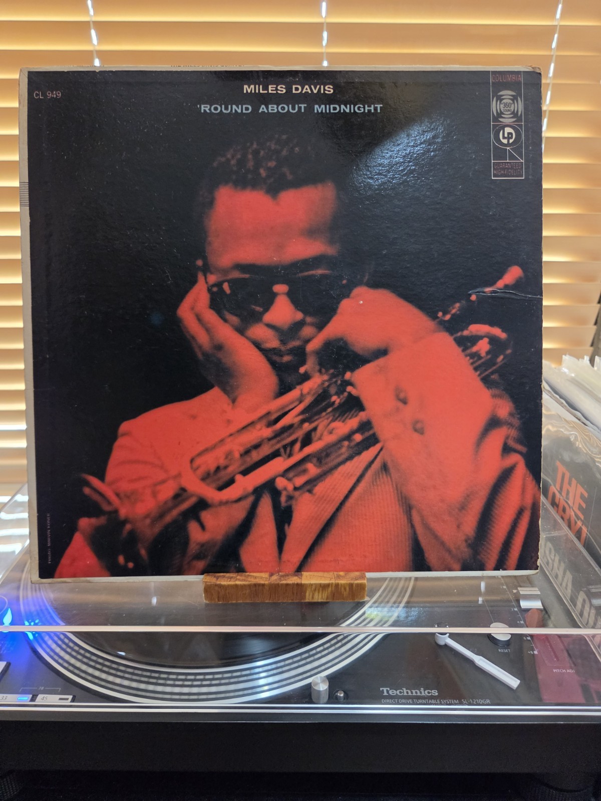 Miles Davis, Round About Midnight, 1957 1st Columbia 6eye Mono, CL-949, VG+/VG+