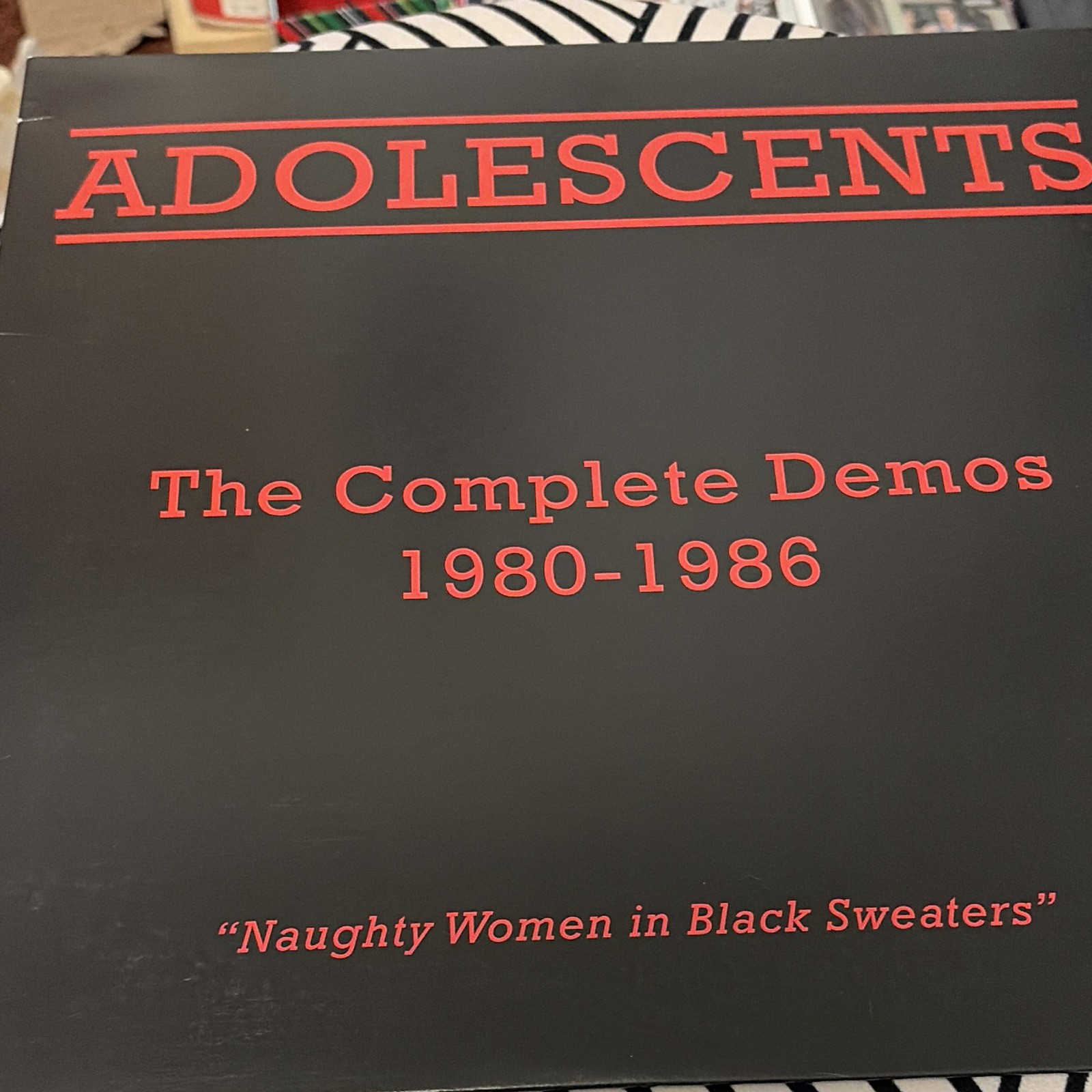 Adolescents The Complete Demos 1980-1986 “Naughty Women...” Black Vinyl Record