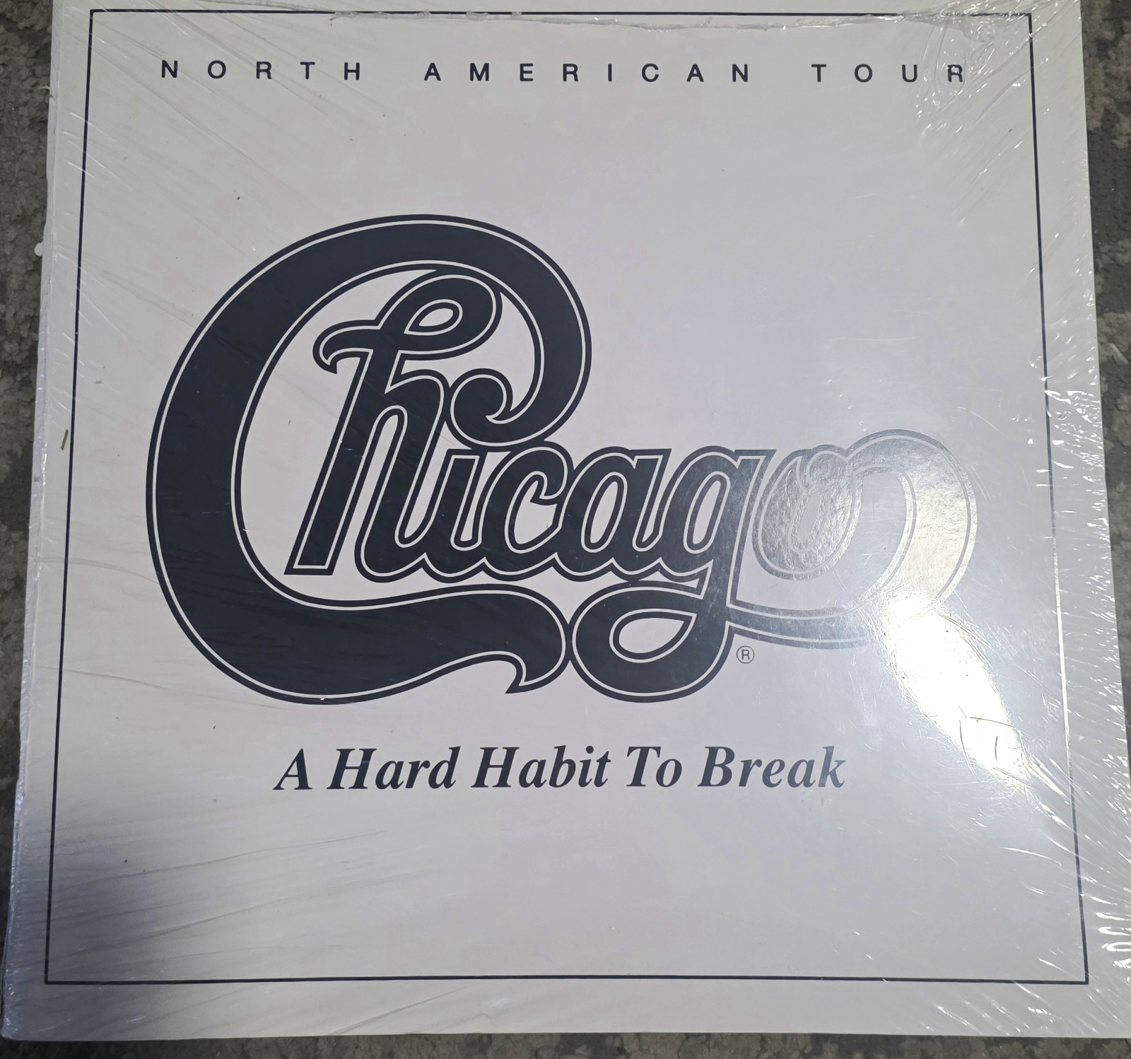 Chicago A Hard Habit To Break North American Tour Vinyl Record Rock. Un-Opened.