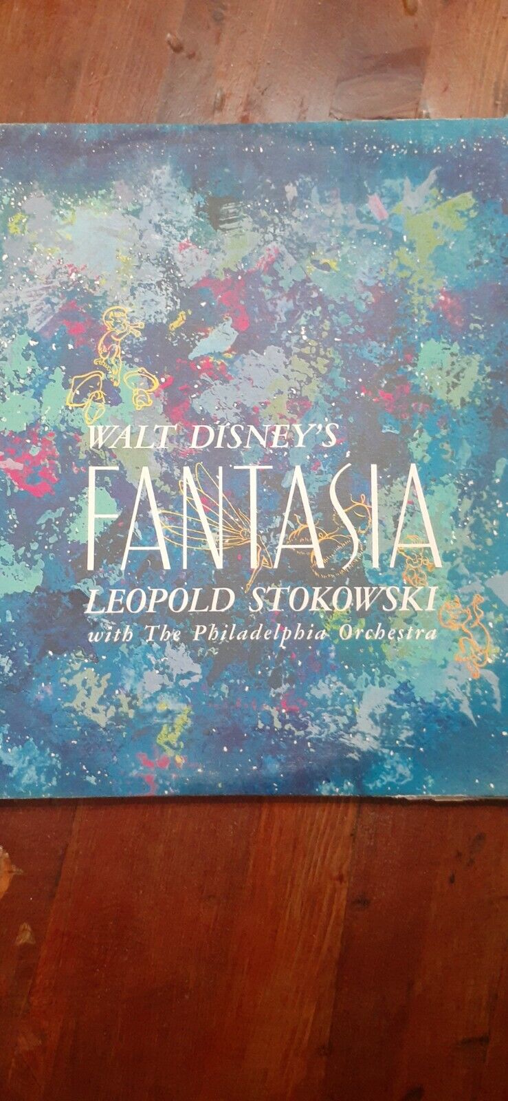 WALT DISNEY'S FANTASIA,3 LP’s LEOPOLD STOKOWSKI PHILADELPHIA ORCHESTRA