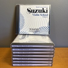 Suzuki Violin School CDs Volume 1-8 Suzuki Method Lessons David Cerone Set of 8 picture