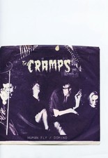 VINYL 45 w/ Pic Sleeve The Cramps - Human Fly 1st US PR Glow In The Dark SLV NM- picture