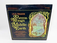 J.R.R. Tolkien Poems & Songs of Middle Earth LP Caedmon 1967 Rare Vinyl LP, VG+ picture