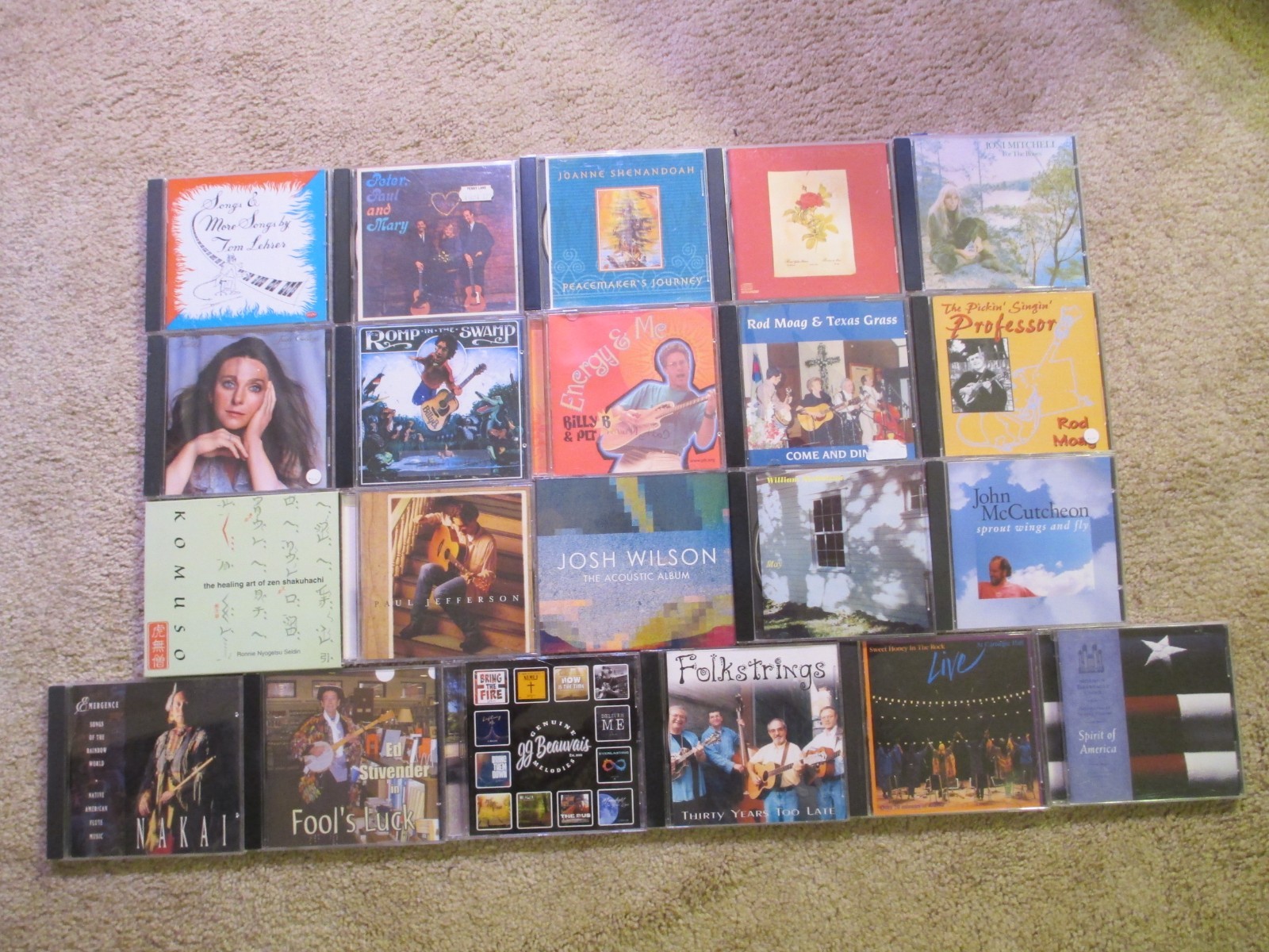 Folk Music CDs - Various Artists - Lot of (21)