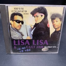 Vintage Lisa Lisa & Cult Jam Six Great Hits CD Head To Toe, KRB 1997 Records. AT picture