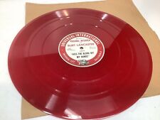 Vintage Universal-International Red Colored LP 33 RPM BURT LANCASTER Interview  picture