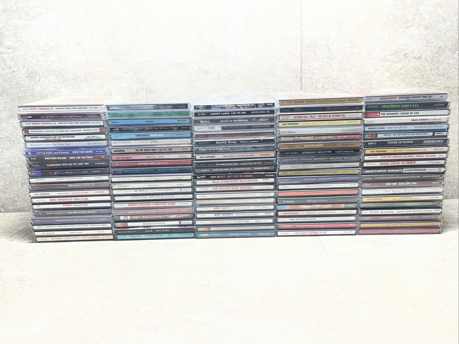 Huge Wholesale Bulk Mix Lot of 100 Music CDs All Genres - Untested, Sold As Is