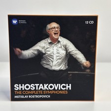 Shostakovich: Complete Symphonies by Rostropovich, Mstislav (CD, 2020) 12 CDs picture