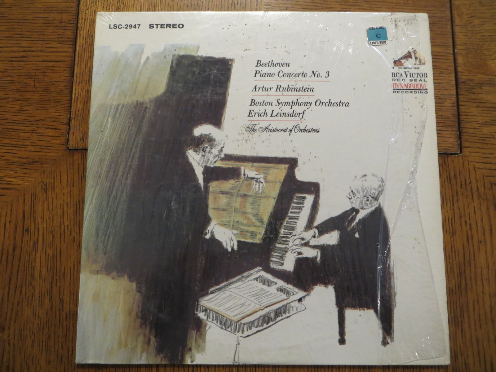 Artur Rubinstein ‎– Beethoven Piano Concerto No. 3 1972 - RCA LSC2947 LP VG+/VG+