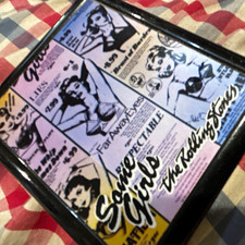 The Rolling Stones “Some Girls” Black Hard Tobacco/Cigarette Case w/ Latch new picture