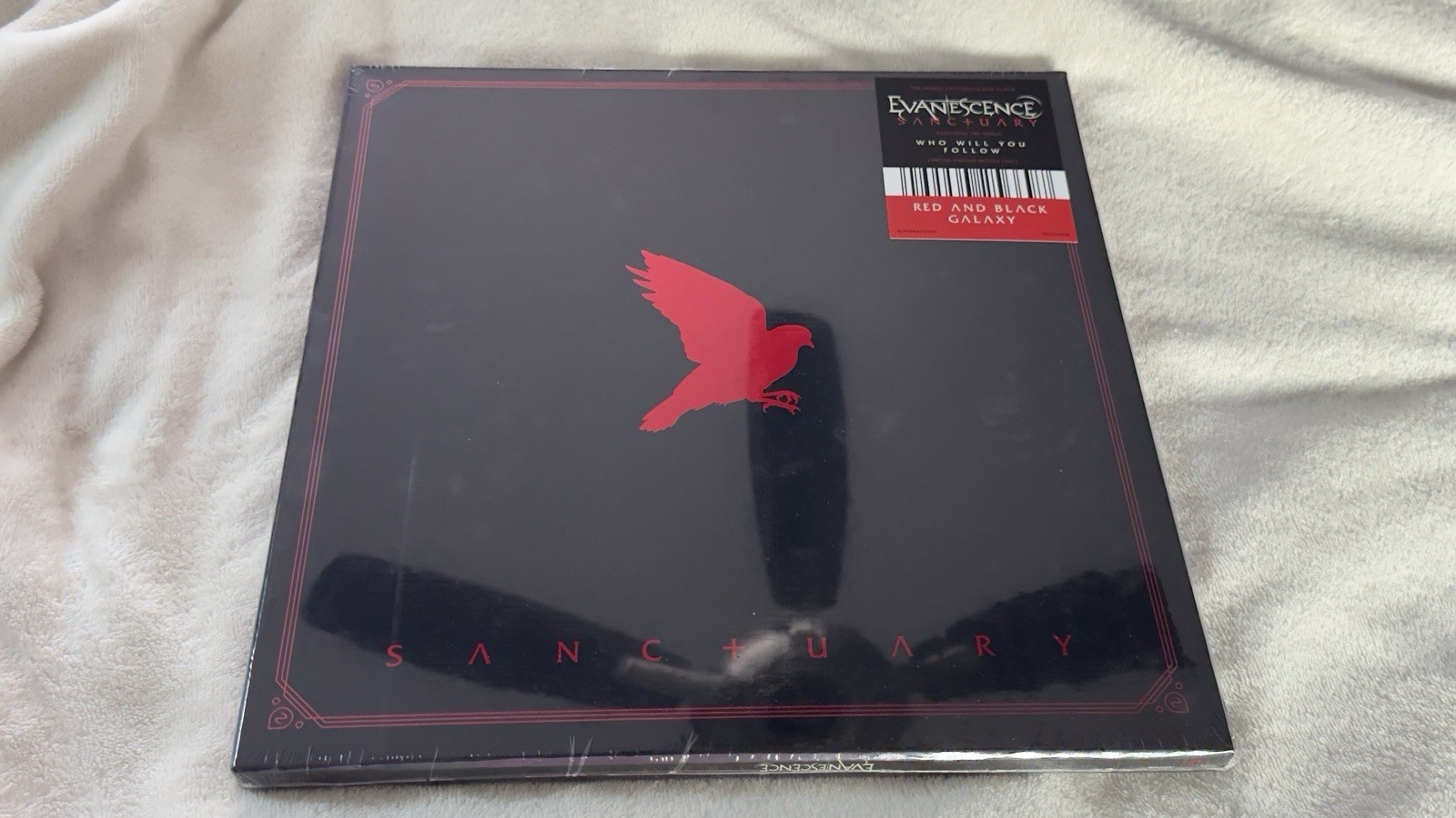 Evanescence Sanctuary Deluxe 2LP Red Black Galaxy Vinyl Official Store Sealed