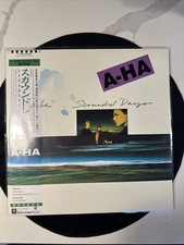 A-Ha Scoundrel Days JAPANESE LP Vinyl Record 1986 Warner Bros. With OBI & Insert picture