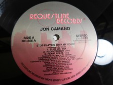 Jon Camano – Stop Playing With My Heart 1990 RR-556 picture