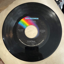 Lot of 6 Vintage 1970s Rock Pop 45 RPM Records Elton John Bad Company Croce picture