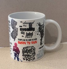 Bruce Springsteen : The Boss Penguin Coffee Mug Born to Run Thunder Road Lyrics picture