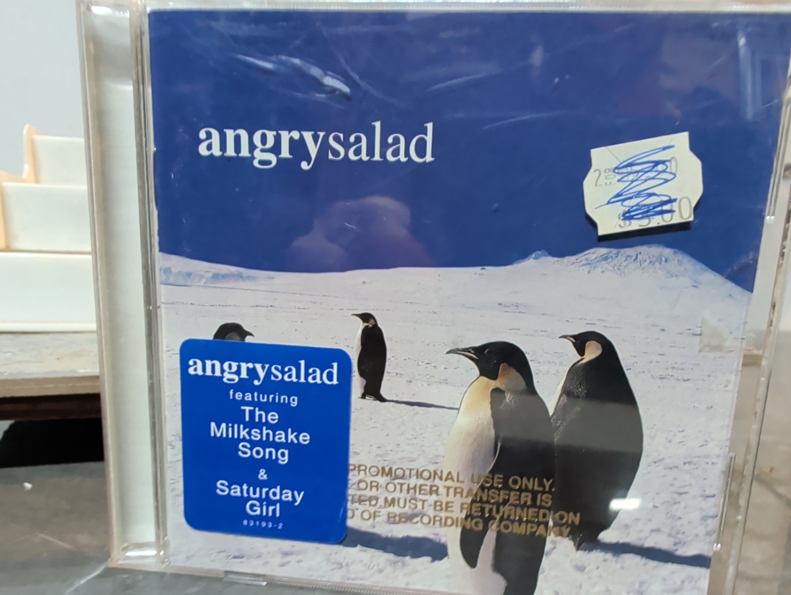 angry salad – angry salad CD 1999 Rock Alternative Atlantic Milkshake Promotion