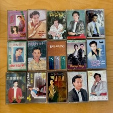THAI CHAU - 15 Cassette Tape Lot - Rare Vietnamese Music - Original 80’s/90’s picture