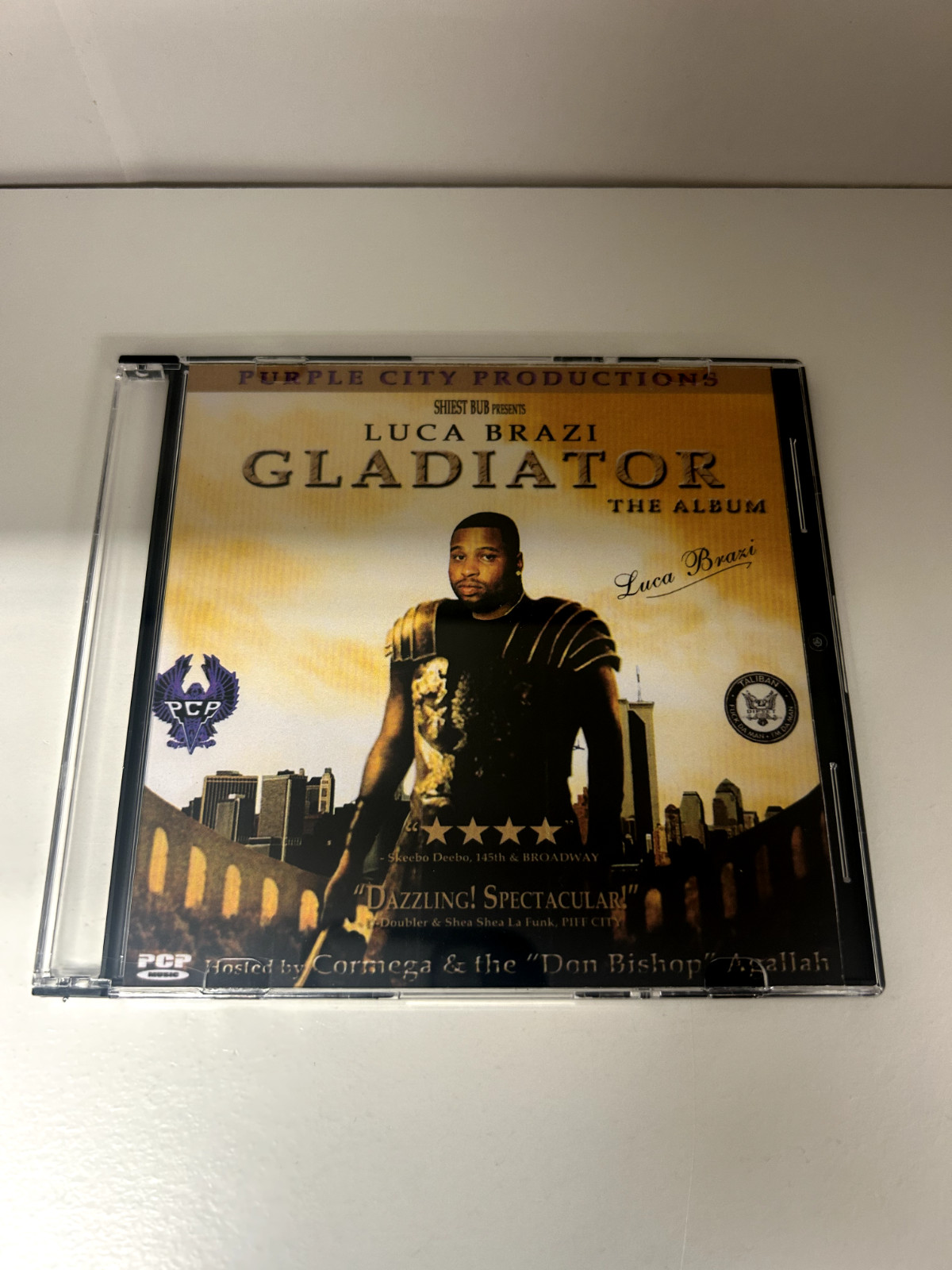 RARE SHIEST BUB PURPLE CITY DIPSET THE GLADIATOR MIXTAPE NYC PROMO MIX CD