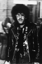 Irish Bassist Singer Phil Lynott Of Rock Group Thin Lizzy 24Th Nov- Old Photo picture