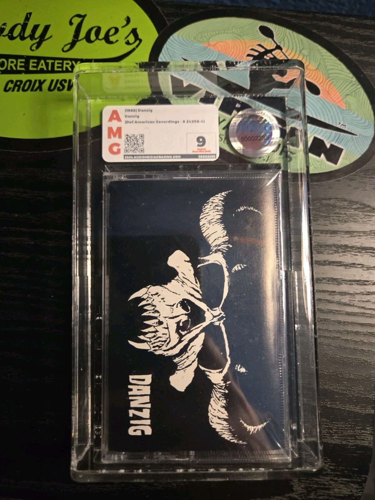 Danzig self titled 1988 original def american cassette factory sealed graded...