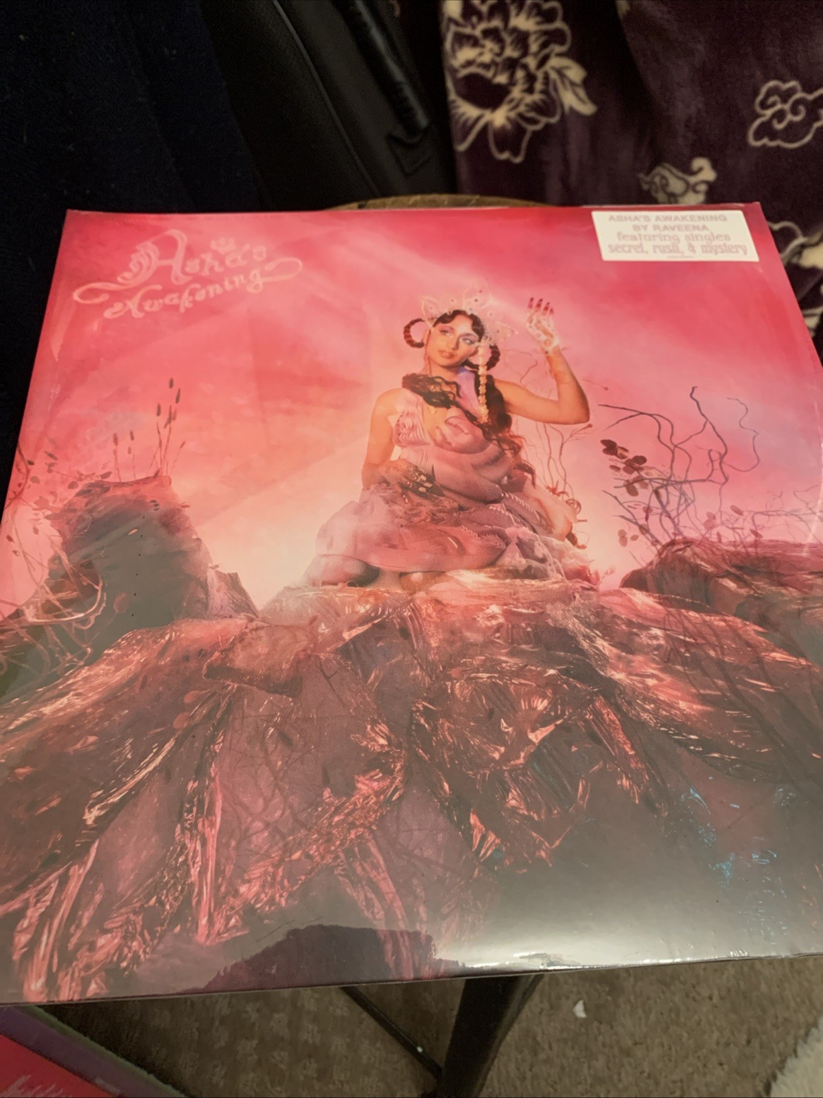 Raveena Asha’s  Awakening Sealed Vinyl LP / Pink Vinyl With Cd Of Lp Included