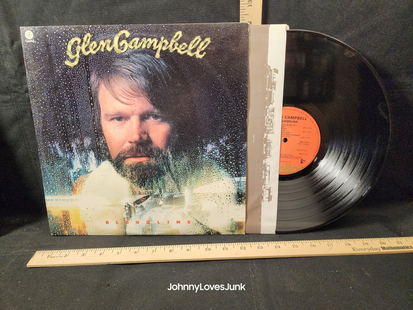 Glenn Campbell Bloodline  33 LP Record Album Tested Plays