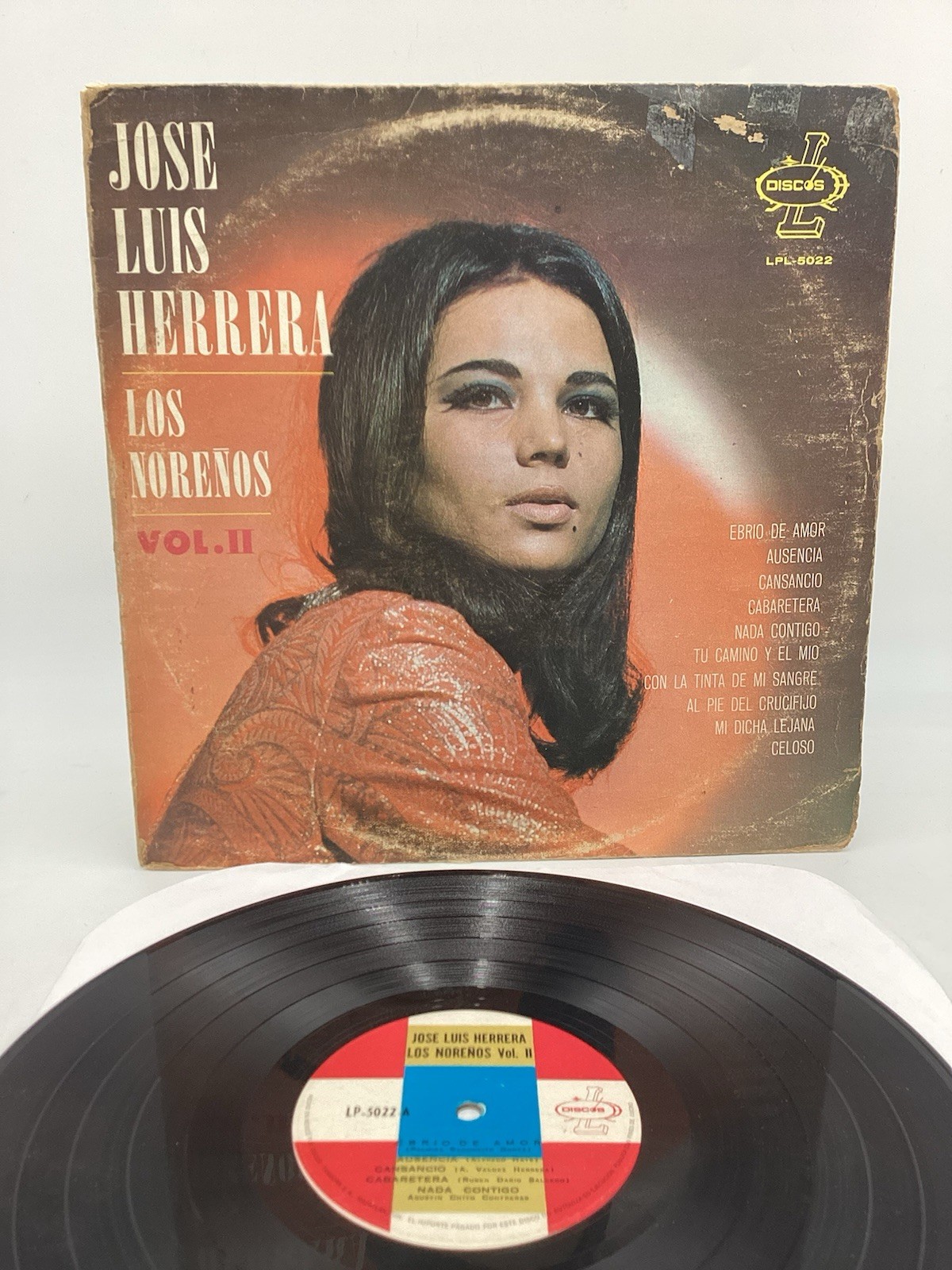 JOSÉ LUIS HERRERA /  LOS NORENOS (EL ZARAPE MEXICO VINYL LP) VG