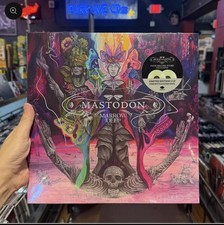 *SHIPS FAST* - Mastodon Marrow Indie Coke Bottle Clear Vinyl w/ Signed Poster picture