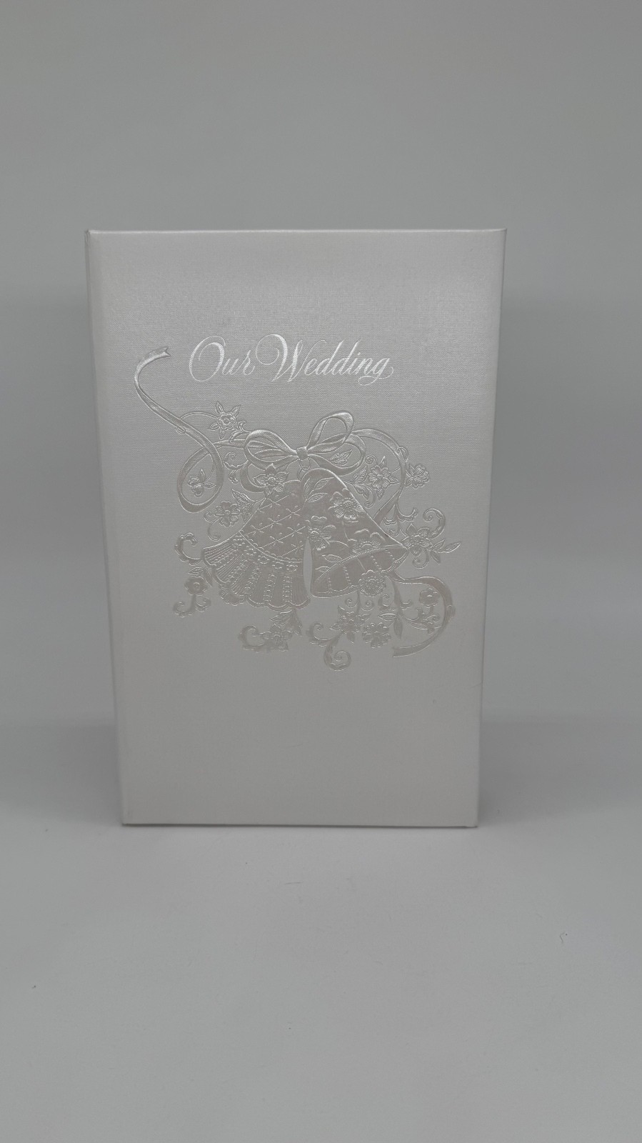 Hallmark Our Wedding VHS Video Keepsake Memory Case White Embossed