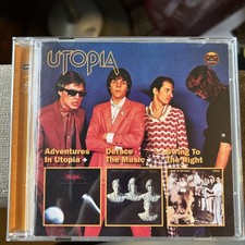 Adventures in Utopia / Deface the Music by Utopia / Swing To The Right 2CD Edsel picture
