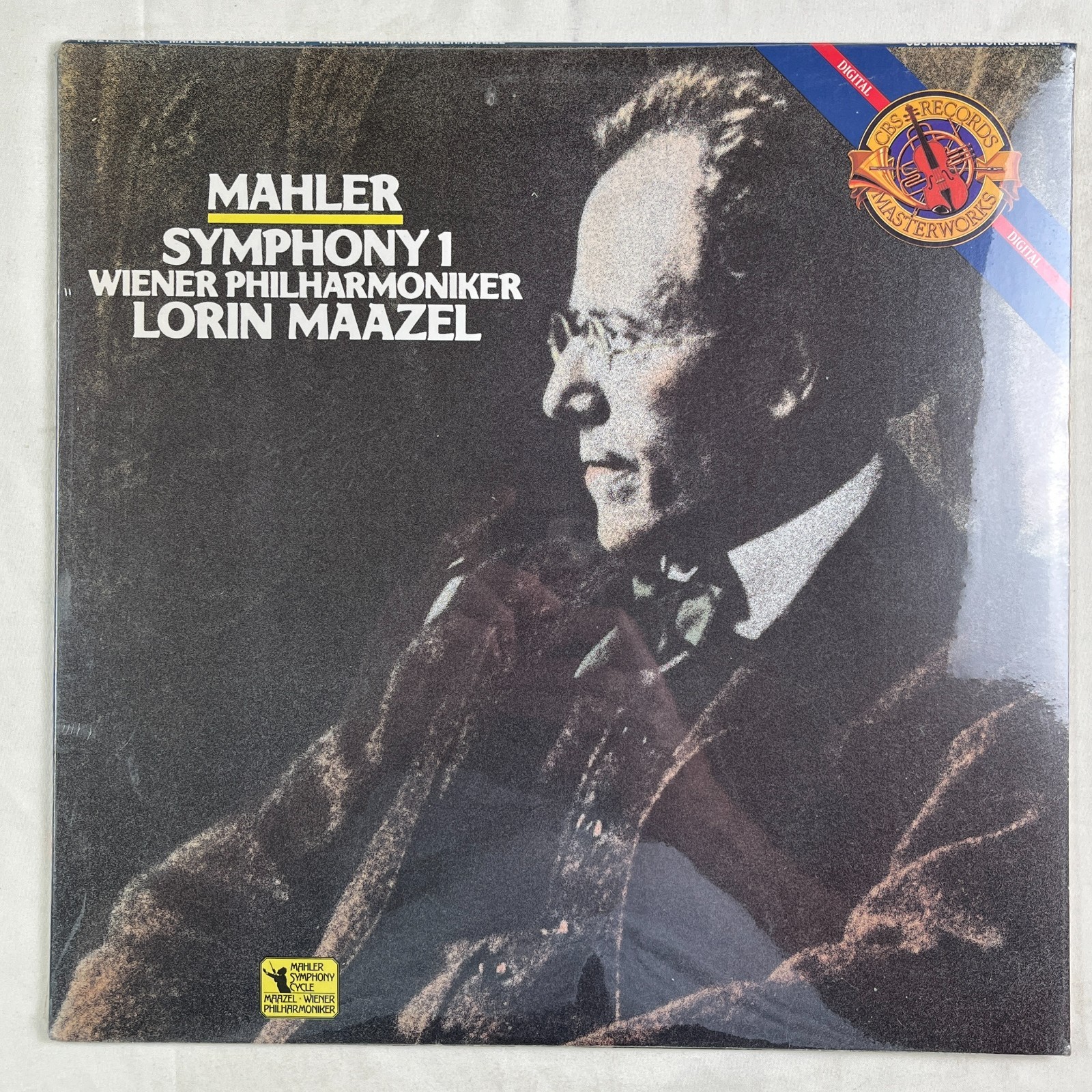 MAAZEL Mahler: Symphony 1 1986 Vinyl LP CBS Masterworks IM 42141 - MINT/SEALED