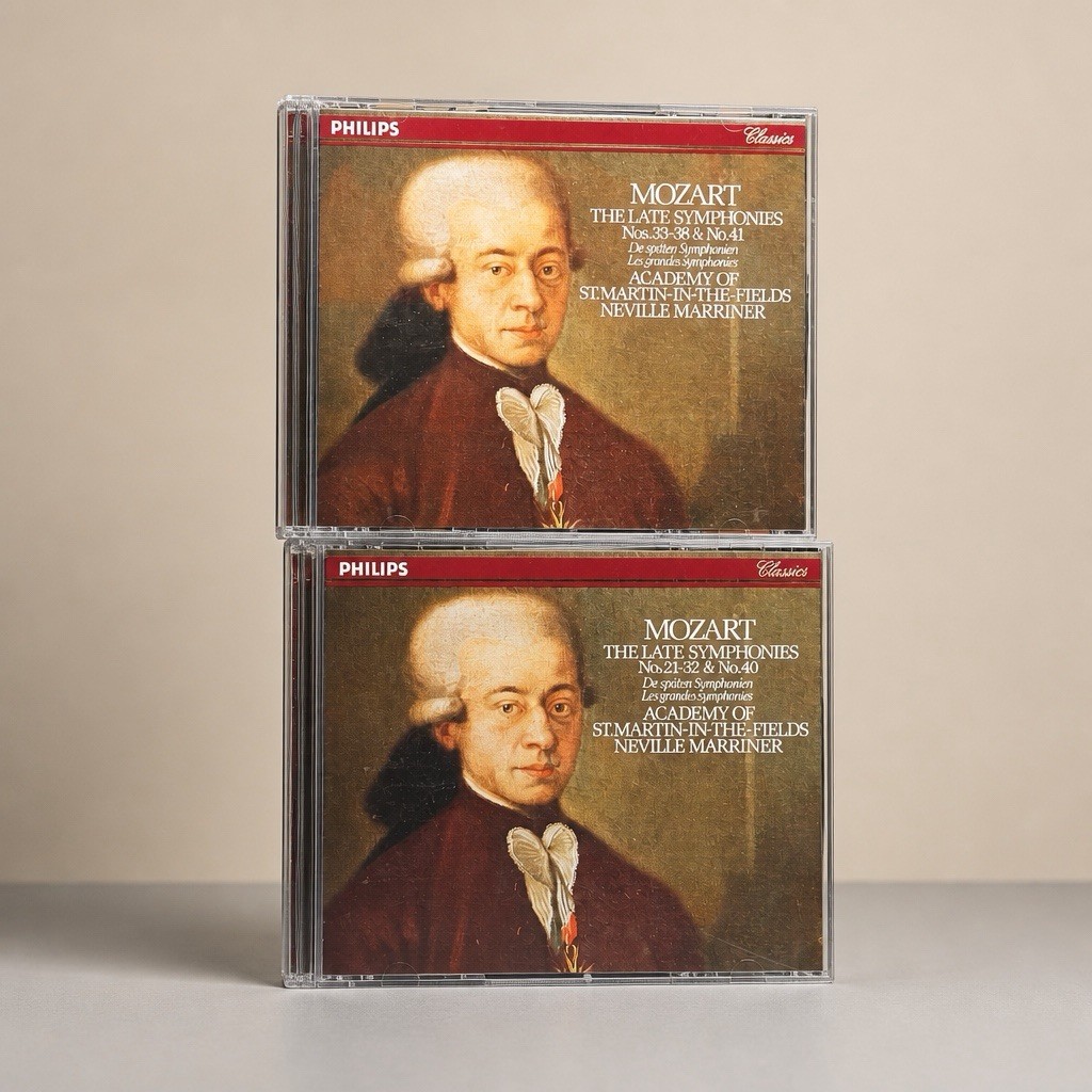 Mozart The Late Symphonies 21-41 6 CD Box Set Marriner Philips Classical