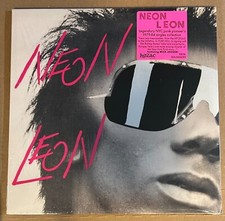 LP:  NEON LEON  -  1979 - 84 Singles Collection   NEW SEALED PUNK GLAM picture