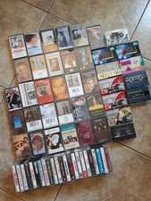 HUGE LOT OF VINTAGE MUSIC CASSETTE TAPES AND BLANK CASSETTE TAPES--64 TOTAL  picture