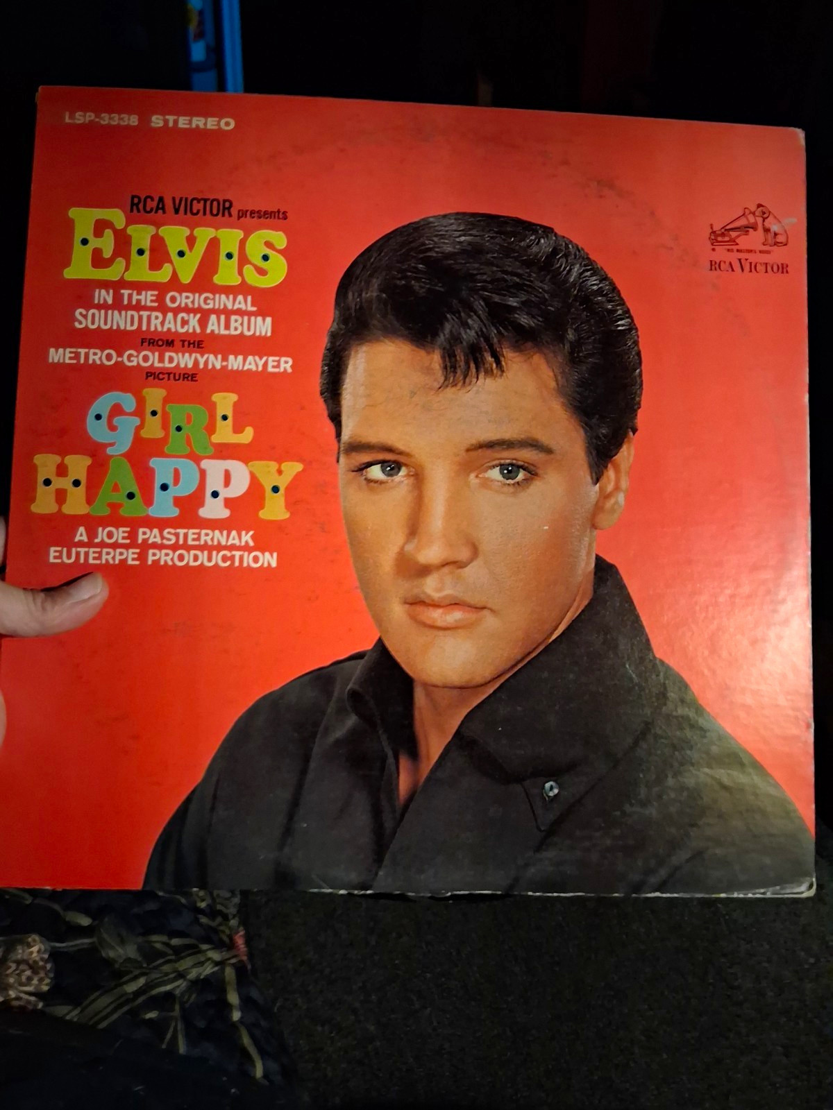 RCA Victor Elvis Girl Happy Original Soundtrack Stereo 12\