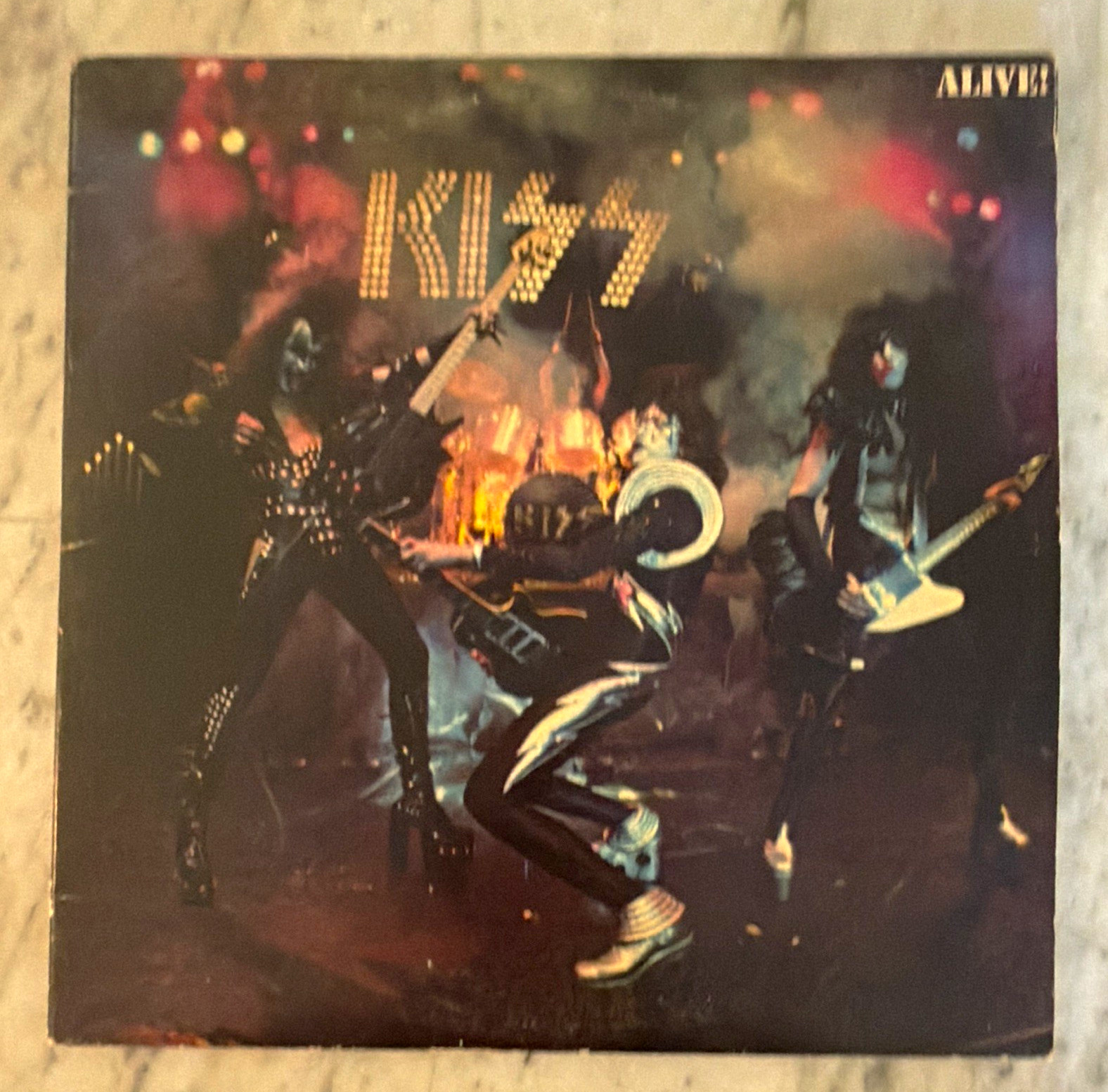 Kiss Alive Rock LP Vinyl Casablanca Records NBLP 7020 12\