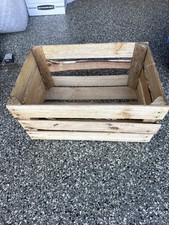 vintage wooden crate excellent for Records 21 x 15 excellent condition picture