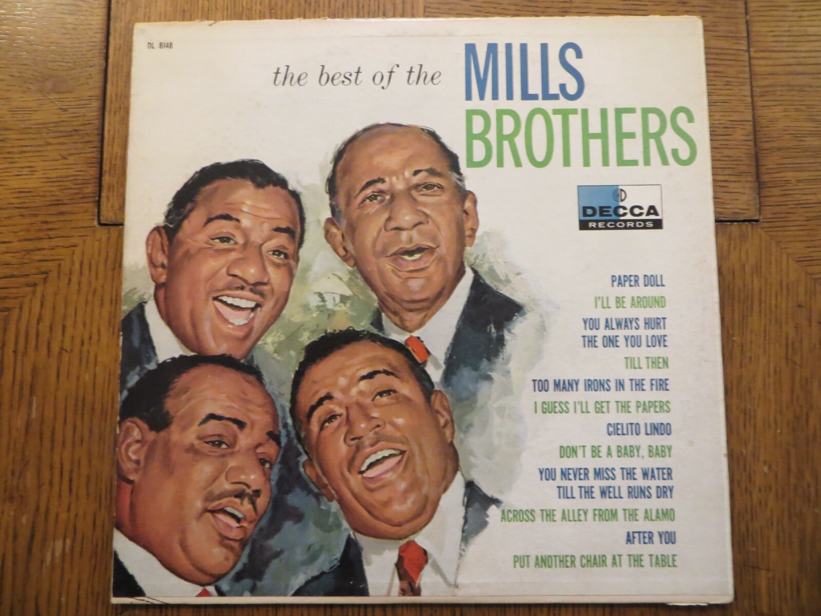 Mills Brothers – The Best Of The Mills Brothers - 1955 Decca DL 8148 Vinyl LP VG