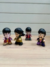 The Beatles TITANS 4.5” Yellow Submarine Figures: John, Paul, George & Ringo picture