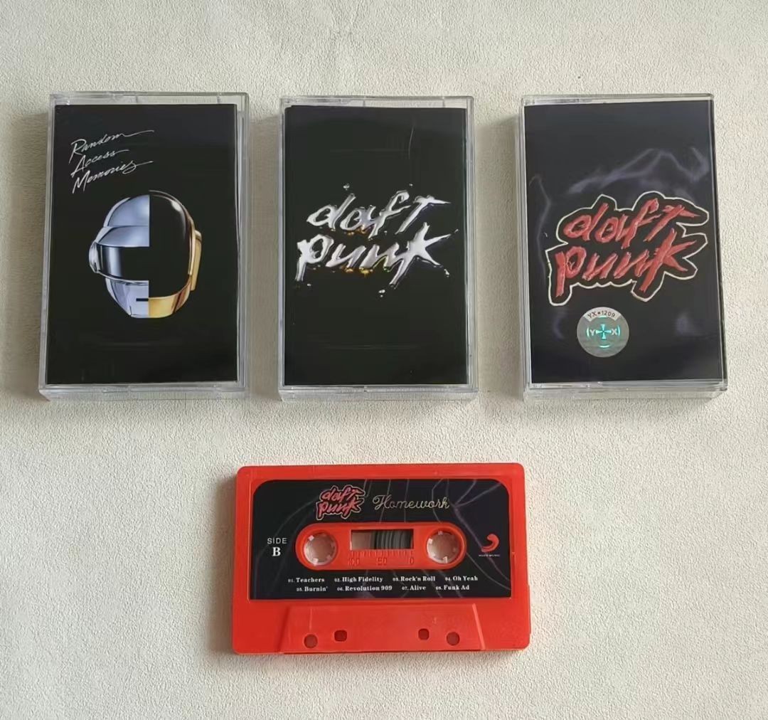 3PCS Daft Punk Random MUSIC SONG Tape Sealed Cassettes TAPE