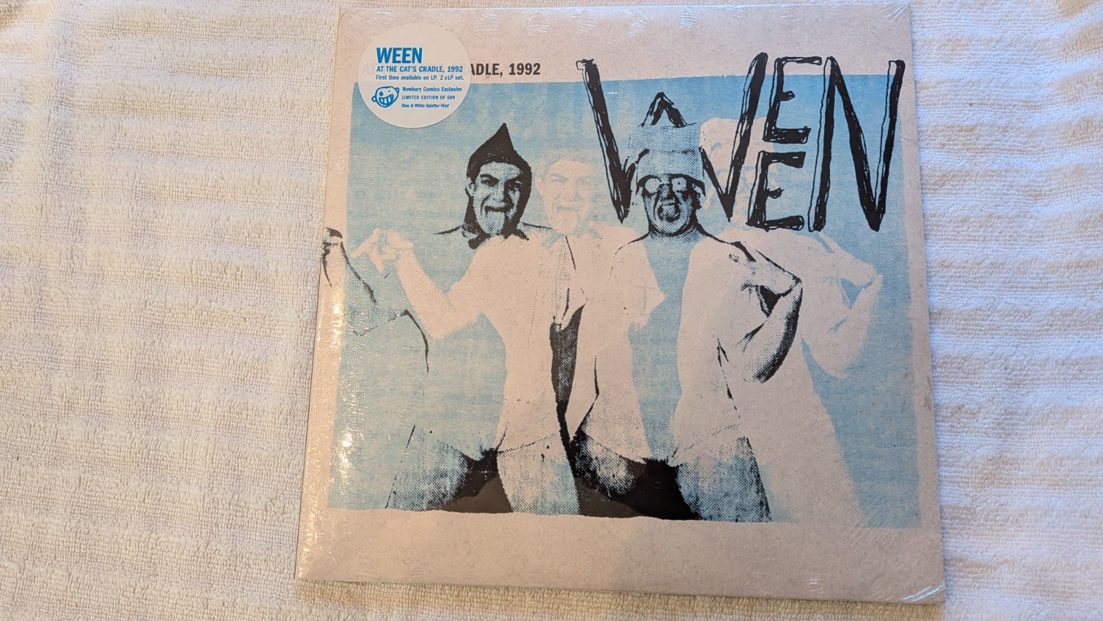 Ween Live At The Cat\'s Cradle Newbury Vinyl LP BLUE & White Splatter New Limited