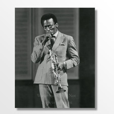 Vintage Music Icon Miles Davis Jazz Musician Giclee Fine Art Print picture