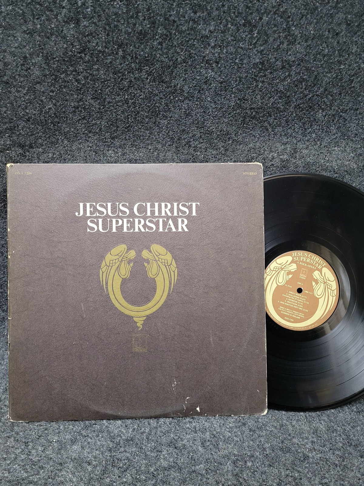 Vintage Jesus Christ Superstar Rock Opera Vinyl Record Decca DXSA 7206 Gatefold