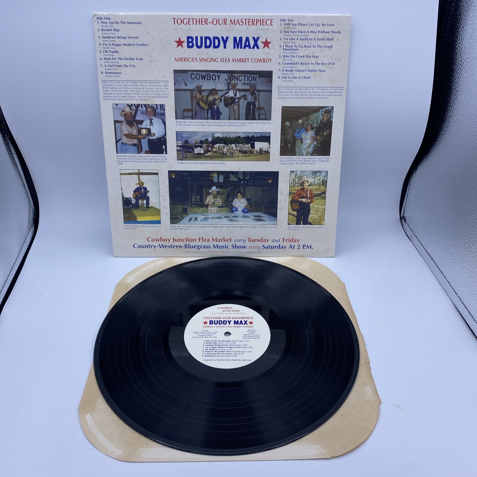 Buddy Max - Together-Our Masterpiece RARE HTF 1991 US Folk / Country EX
