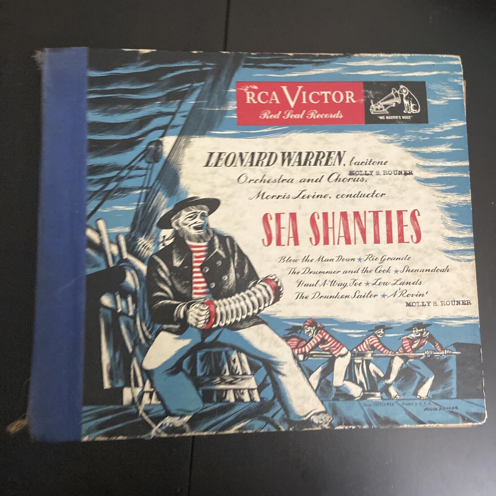 VINTAGE: 1948 “Sea Shanties,” Leonard Warren, RCA Victor Red Seal 4x Record set