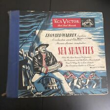 VINTAGE: 1948 “Sea Shanties,” Leonard Warren, RCA Victor Red Seal 4x Record set picture
