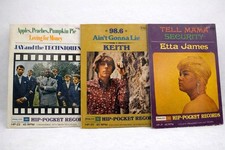 Vintage Hip-Pocket Records Lot of 3 45 RPM – Etta James, Keith, Jay & Techniques picture