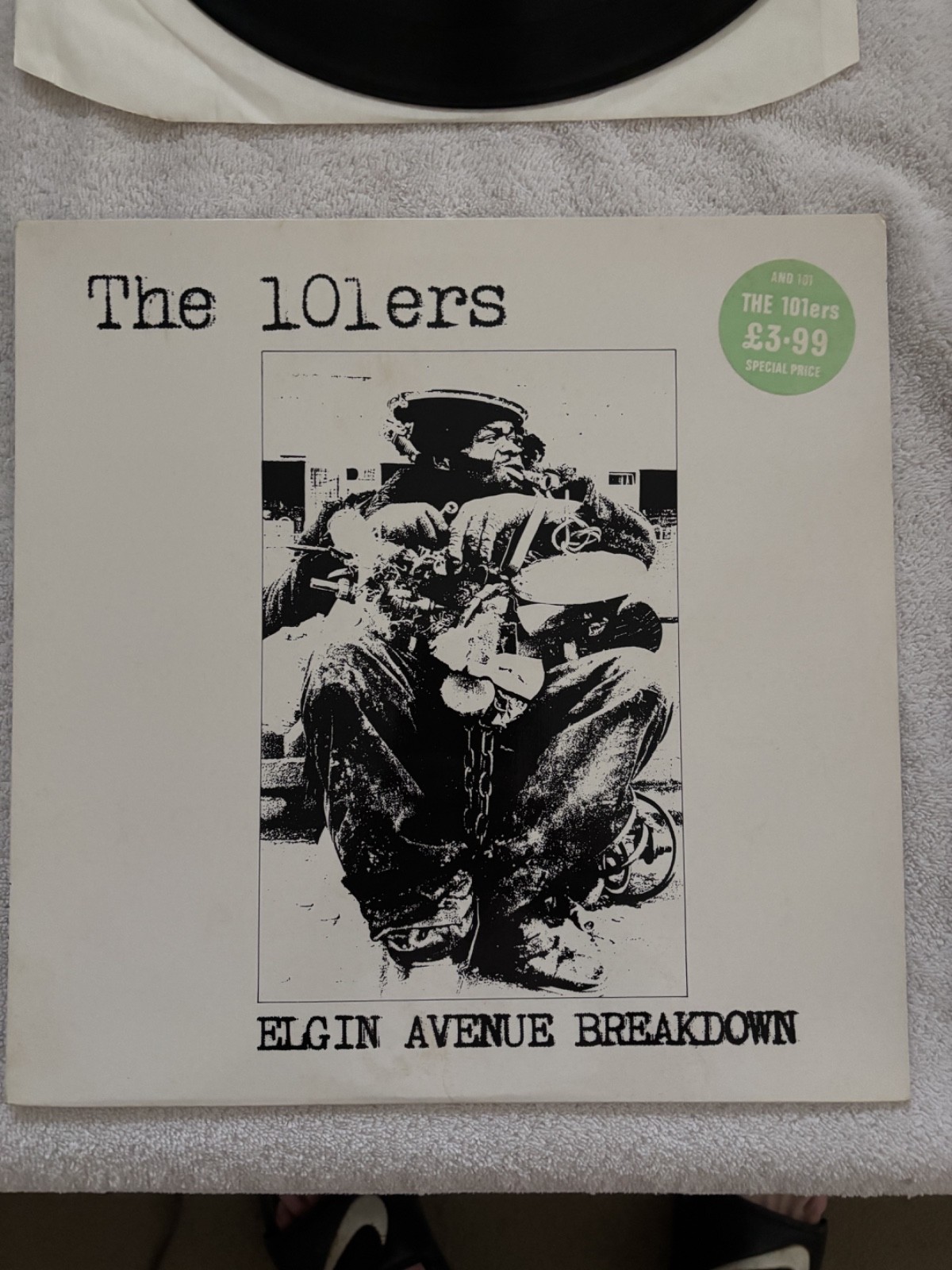 The 101ers -Elgin Avenue Breakdown Vinyl 1981 (Strummer) 