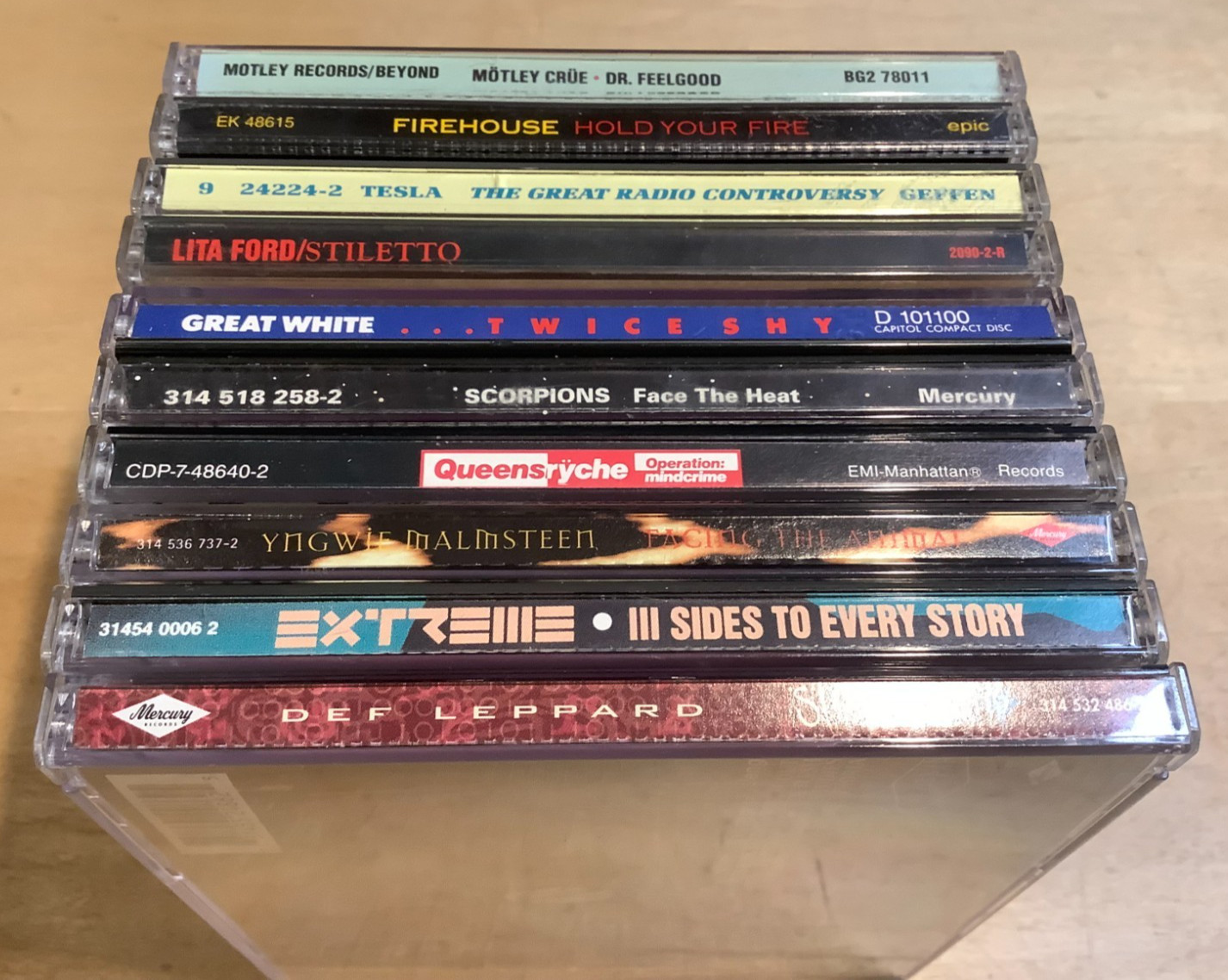 Hard Rock & Glam & Hair Metal 10 CD Lot - Great Titles - Full Albums