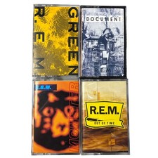 Vtg R.E.M. cassette tape album bundle Monster Green Document Out of Time picture